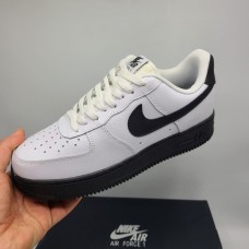 NIKE Air Force 1 Low White Black Midsole