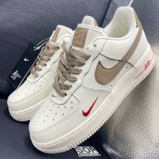 NIKE Air Force 1 Low Premium 'White Brown'