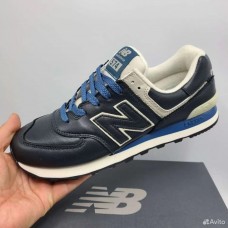New Balance 574 Leather (Blue)