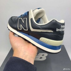 New Balance 574 Leather (Blue)