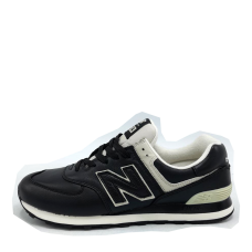 New Balance 574 Leather 'Black'