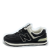 New Balance 574 Leather 'Black'