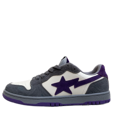 A Bathing Ape Court Sta Mist Grey Royal Purple