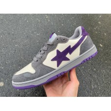 A Bathing Ape Court Sta Mist Grey Royal Purple