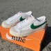Nike Blazer Low '77 Vintage 'All White & Green Swoosh'