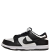 NIKE Dunk Low PRM 'Black/White'