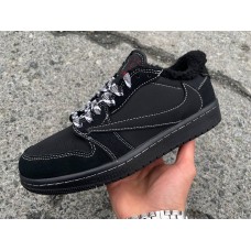 Travis Scott x NIKE Air Jordan 1 Low Black Phantom 'Winter'