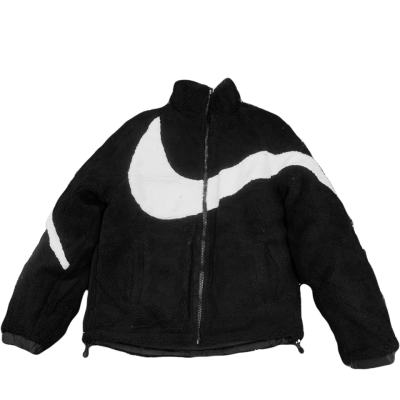 Куртка Двусторонняя NIKE Big Swoosh 'Black'