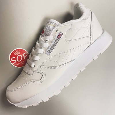 Reebok CL Classic Leather Utility 'All White'