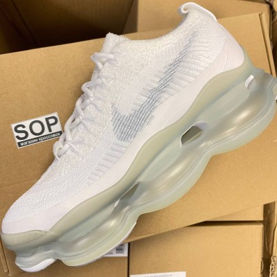 NIKE Air Max Scorpion Flyknit 'All White'