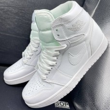 NIKE Air Jordan 1 Mid 'White Pure Platinum'